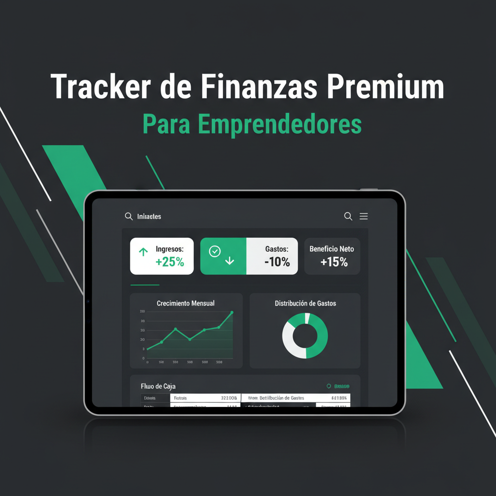 Tracker de Finanzas Premium para Emprendedores