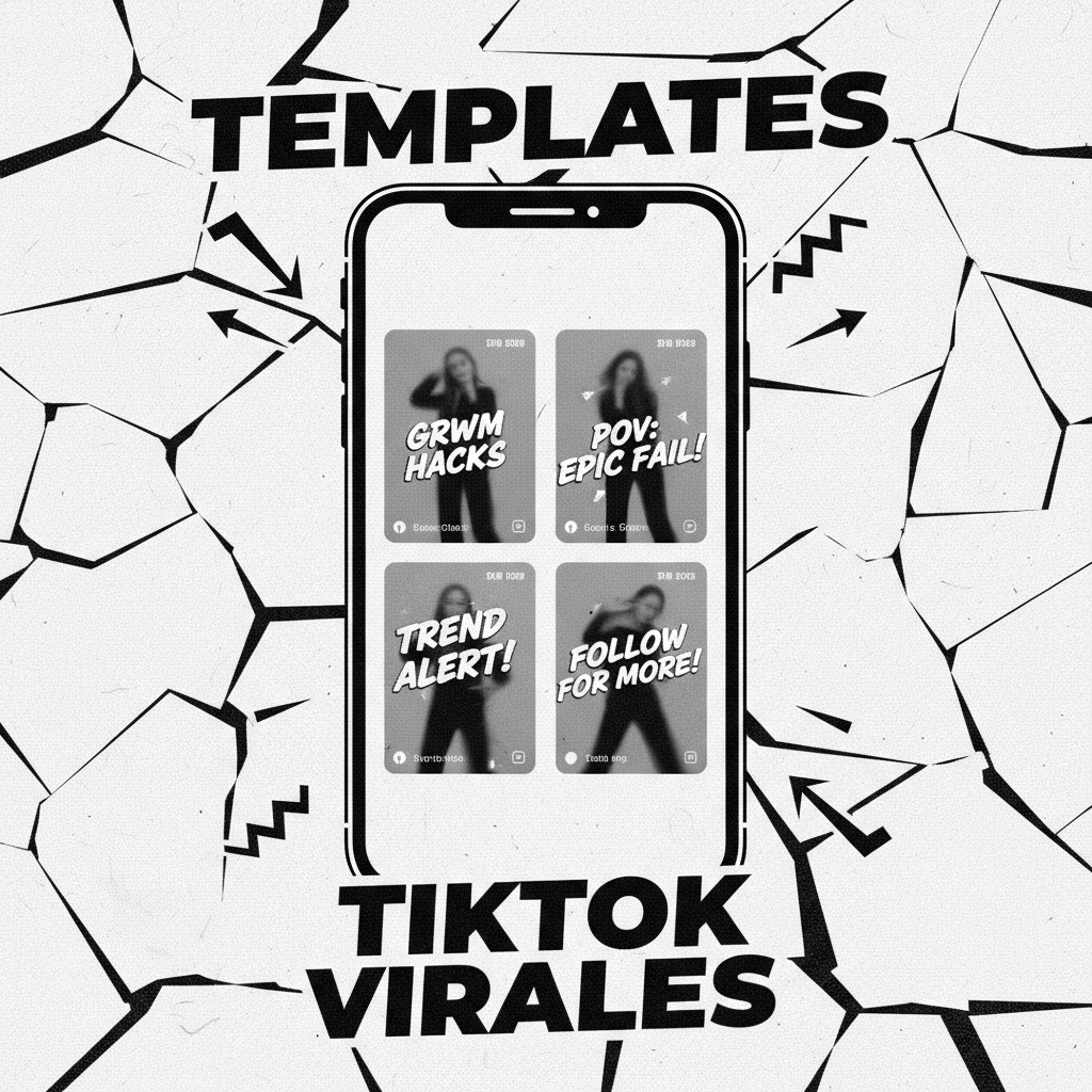 Templates TikTok - Textos Virales