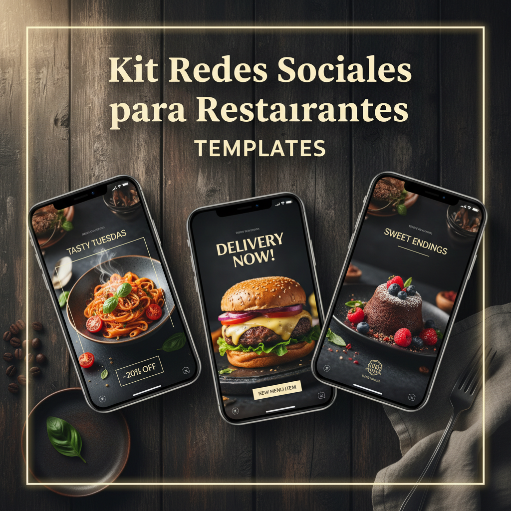 Kit Redes Sociales para Restaurantes