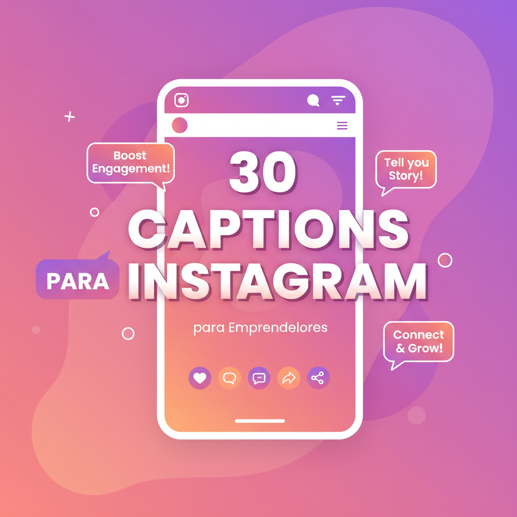 Pack 30 Captions para Instagram