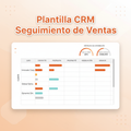Plantilla Seguimiento de Ventas CRM Simple