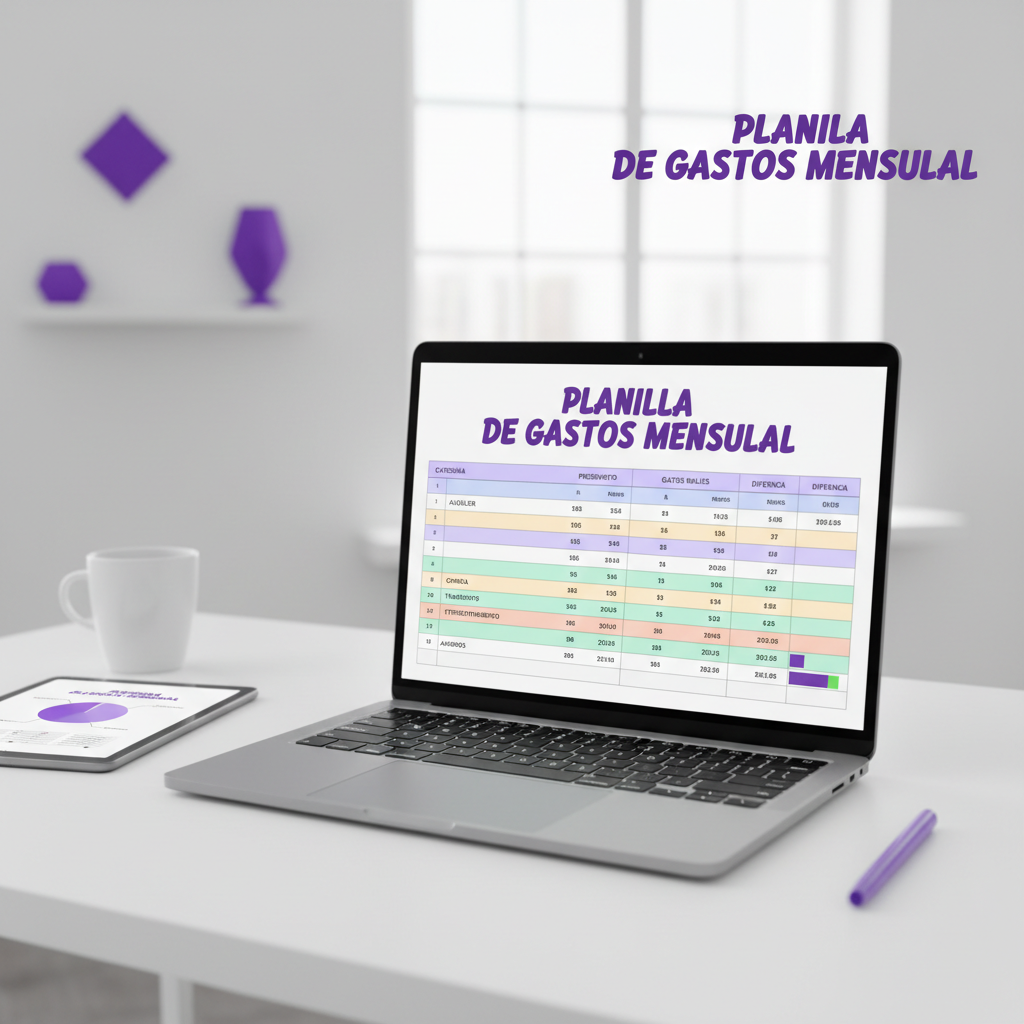 Planilla Control de Gastos Mensual