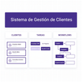 Sistema de Gestión de Clientes Notion