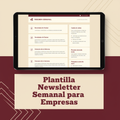 Plantilla Newsletter Semanal para Empresas