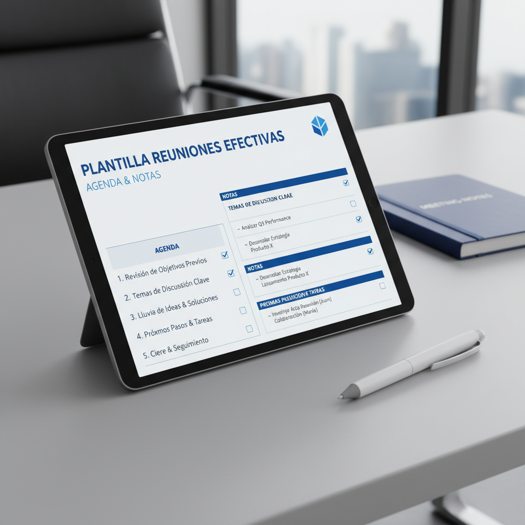 Plantilla Reuniones Efectivas