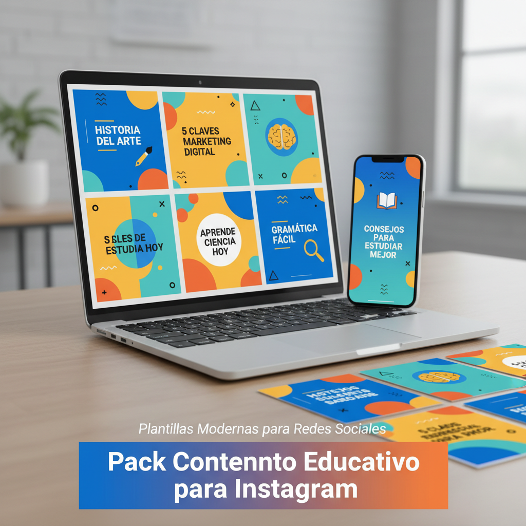 Pack Contenido Educativo para Instagram