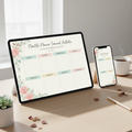 Plantilla Planner Semanal Aesthetic