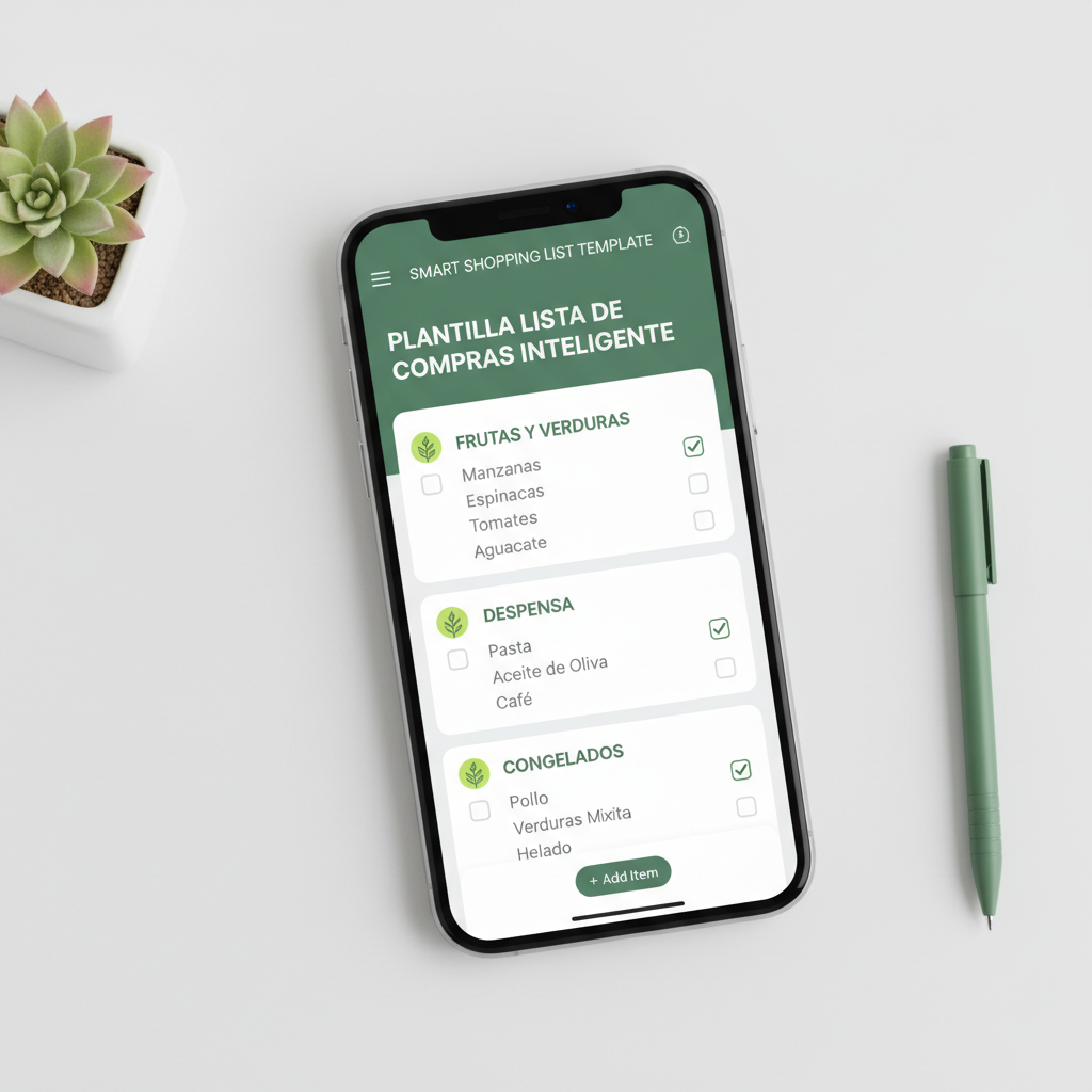 Plantilla Lista de Compras Inteligente